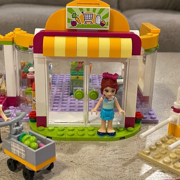 LEGO Friends 41118 Heartlake Supermarket 100% Complete Manuals Minifigures - Picture 3 of 7